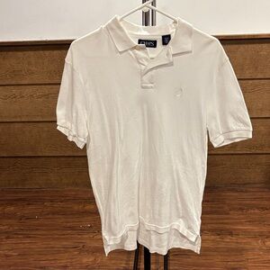 Chaps Men's Classic White Polo